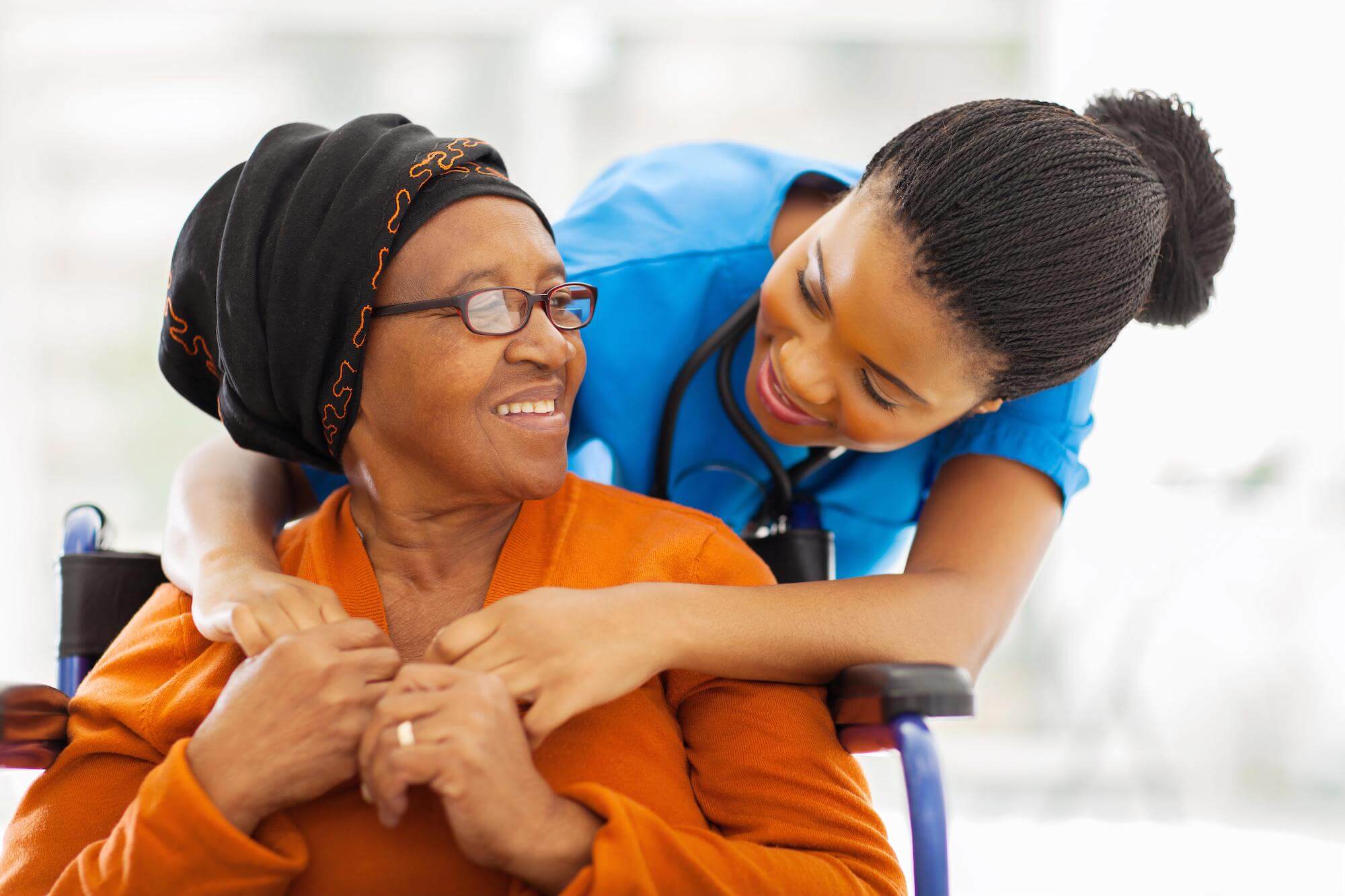 medical staff assisting and caring for patient